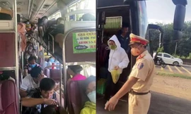 Tài xế xe khách ‘nhồi’ 71 người bị xử phạt 21 triệu đồng