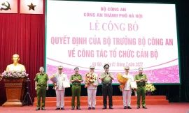 Bộ Công an bổ nhiệm 3 Phó Giám đốc Công an TP Hà Nội