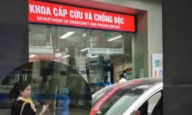 CSGT mở đường đưa bé trai 3 tuổi đi cấp cứu