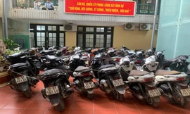 Triệt phá băng nhóm tiêu thụ xe gian, cho vay lãi nặng cực lớn ở Hà Nội