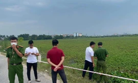 Điều tra vụ thi thể nam giới dưới mương nước ở Hà Nội