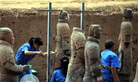 Khai quật hàng trăm chiến binh 2.000 tuổi