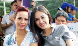 Mai Phương Thúy đá bóng vì trẻ em khuyết tật