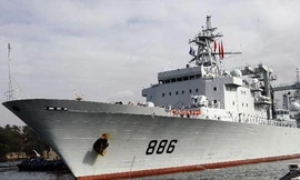 Tàu hải quân Trung Quốc tới Australia