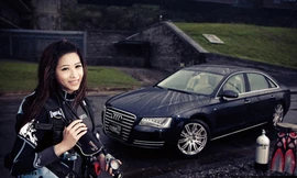 Sự kết hợp hoàn hảo giữa người đẹp và xe