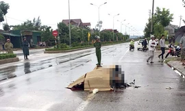 Hiện trường vụ tai nạn. Ảnh: Đức Hùng