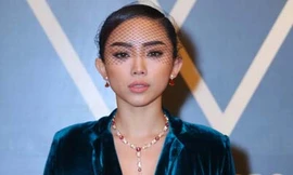 Tóc Tiên gây ấn tượng về phong cách trong sự kiện tối qua.