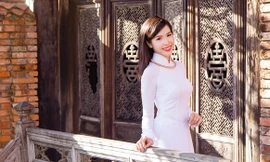 Cô nữ sinh năng động, đáng yêu Lê Phương Uyên.