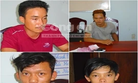 Các đối tượng tham gia vụ án bị bắt giữ