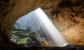 Hình ảnh đẹp mê hồn ở hang Sơn Đoòng (Ảnh: Internet)