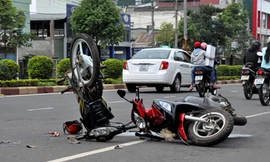 Riêng trong ngày 1/5, trên toàn quốc đã xảy ra 21 vụ tai nạn giao thông làm chết 12 người. (Ảnh minh họa: Internet)