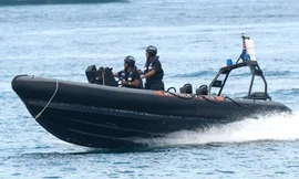 Cảnh sát biển tuần tra ở Gibraltar. Ảnh: Telegraph