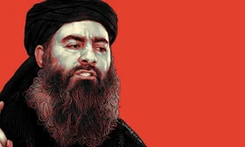 Chân dung thủ lĩnh tối cao IS Abu Bakr al-Baghdadi. Ảnh: Time