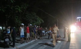 Hiện Trường vụ việc. Ảnh: Phạm Nhài