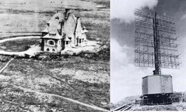 Vị trí đặt trạm radar Đức ở làng Bruneval, Pháp. Ảnh: War History.