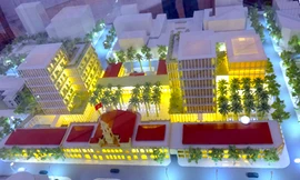 Phương án thiết kế Trung tâm hành chính TP HCM được chọn vào tháng 10/2015. Ảnh: N.P