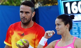 Lara Arruabarrena (phải) và David Marrero phủ nhận việc dính dáng đến nạn dàn xếp tỷ số. Ảnh: NYTimes.