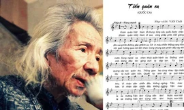 Tác phẩm "Tiến quân ca" của cố nhạc sĩ Văn Cao đã được chọn làm Quốc ca nước Cộng hòa xã hội chủ nghĩa Việt Nam.