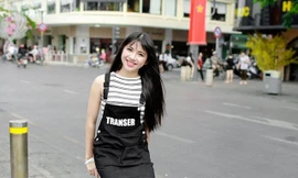 Ảnh xinh đẹp của nữ sinh gây 'náo loạn' Đường lên đỉnh Olympia