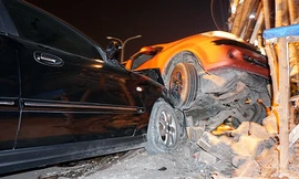 Hiện trường vụ tai nạn. Ảnh: Nguyệt Triều