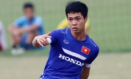 Tiền đạo Công Phượng.