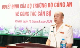 Trưởng Phòng CSHS được bổ nhiệm giữ chức vụ Phó giám đốc Công an TP Hà Nội