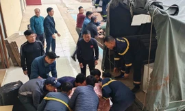 Bộ Công an đưa hàng tấn thiết bị hiện đại sang Myanmar làm nhiệm vụ cứu hộ