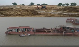 300 cảnh sát tập kích mỏ cát trái phép, điểm tập kết của Công ty Khoáng sản Thiên An Phát 