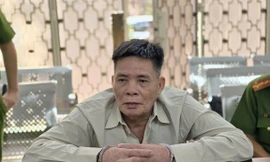 Bị cáo Lê Công Hầu tại phiên tòa.