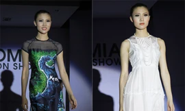 Lá, rễ cây lên sàn diễn thời trang