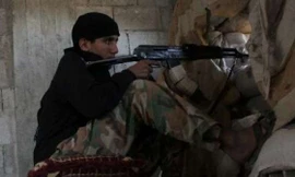 Tay súng trong một tòa nhà ở Syria