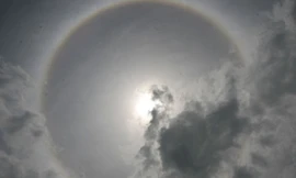 Quầng mặt trời nhìn từ Việt Nam