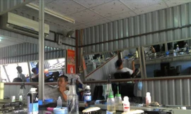 Tiệm hớt tóc Ngọc Quí trên đường Phan Đình Phùng, Phường 7, TP Trà Vinh