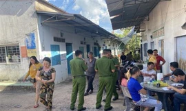 Nam công nhân chết bên vũng máu trong phòng trọ ở Bình Phước 