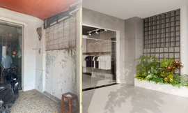 Ngỡ ngàng với màn làm mới căn nhà 2 tầng cũ kĩ 