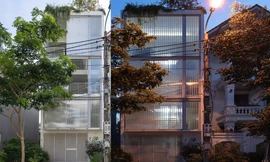 Độc lạ với nhà phố có mặt tiền gần như trong suốt