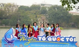 Đại biểu thanh niên về Thủ đô dự Đại hội Hội LHTN Việt Nam lần thứ IX 