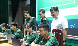 Sôi nổi cuộc thi tìm hiểu về truyền thống 80 năm của Quân đội