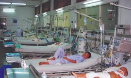 Bệnh não mô cầu xuất hiện nhiều ở lứa tuổi 16 trở xuống và lây lan nhanh qua đường hô hấp (ảnh chỉ có tính minh họa). Ảnh: L.N