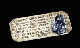 Viên kim cương Farnese Blue có tuổi đời 300 năm. (Ảnh Livescience)