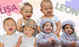 Cặp song sinh nhà Hà Hồ đã biết đếm số, "lầy lội" nhưng cũng vô cùng lễ phép, thông minh