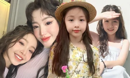 "Hoa hậu tương lai" nhà Elly Trần: Vẻ đẹp ngọt ngào, chiều cao vượt trội