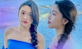 Nhan sắc ngọt ngào của "Hoa hậu tương lai" nhà MC Quyền Linh qua ảnh chụp vội của mẹ