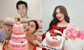 Đức Phúc và Erik mừng sinh nhật chị cả Hòa Minzy bằng món quà "cảm lạnh"