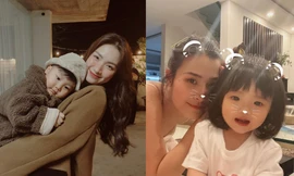 Hòa Minzy ghi điểm với cách dạy con, Đông Nhi rủ con gái Winnie chụp ảnh selfie cưng xỉu