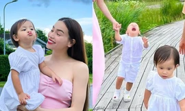 Cặp song sinh nhà Hà Hồ lại nhận về bão "haha": Lisa cực nhắng, Leon biểu cảm trái ngược