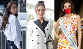 Mỹ nhân Việt biến sân bay thành sàn catwalk: Thùy Tiên chuộng style ôm sát, Kỳ Duyên chất lừ