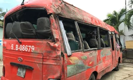 Hiện trường vụ tai nạn khiến 2 người tử vong