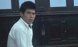 Huỳnh Văn Thọ tại tòa sáng 29/11. Ảnh: Tân Châu 