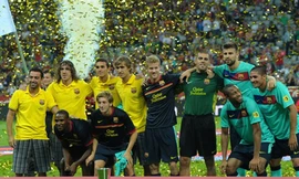 Hạ gục ‘hùm xám’, Barcelona vô địch Audi Cup